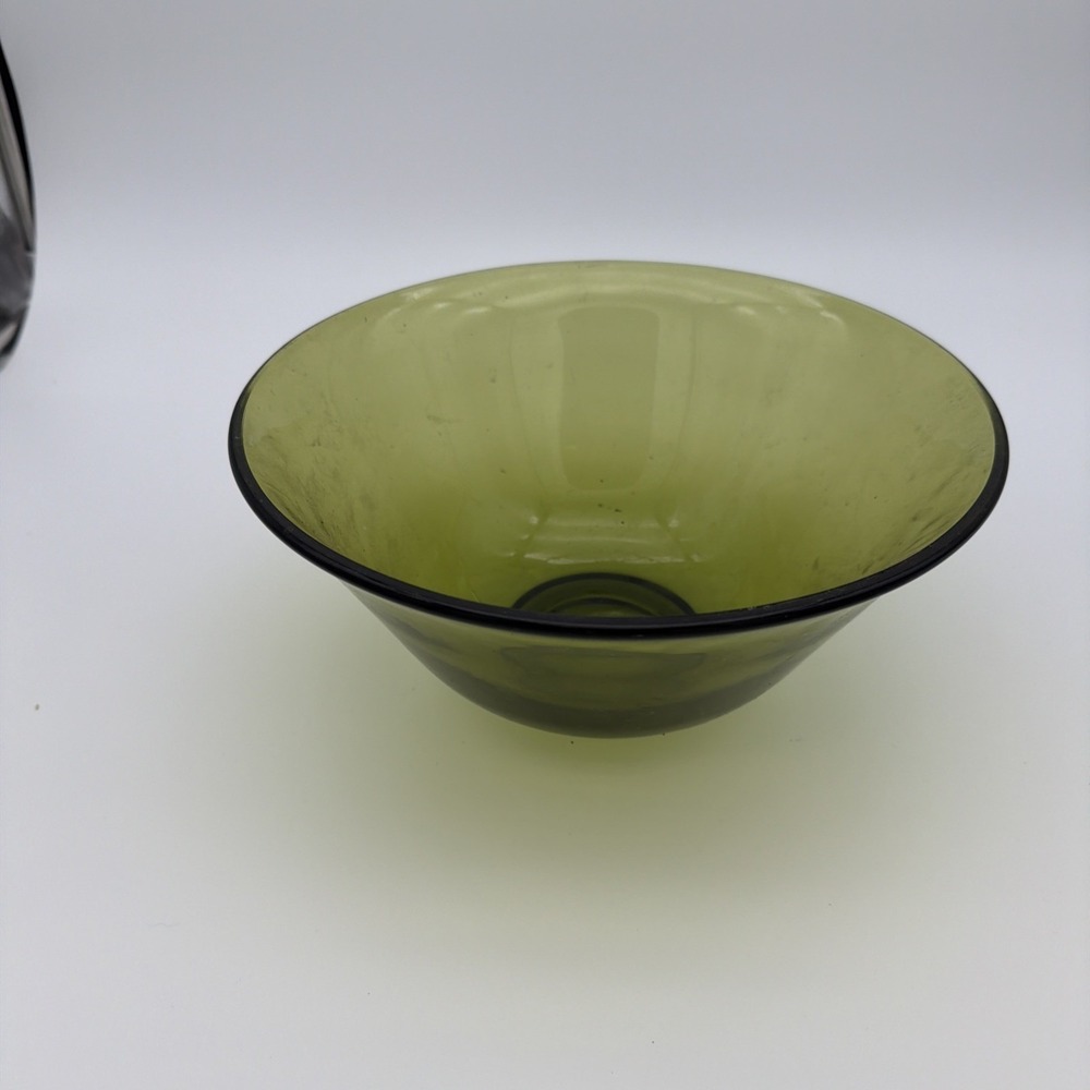 Vtg Green Bowl‎ 10 X 5